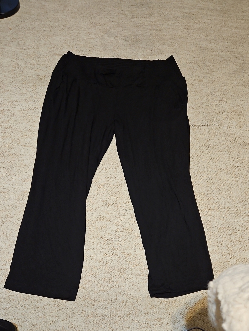 torrid Black Cropped Pull-On Pants